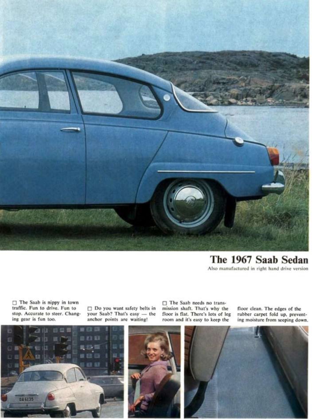 1967 SAAB 96 Brochure Page 2